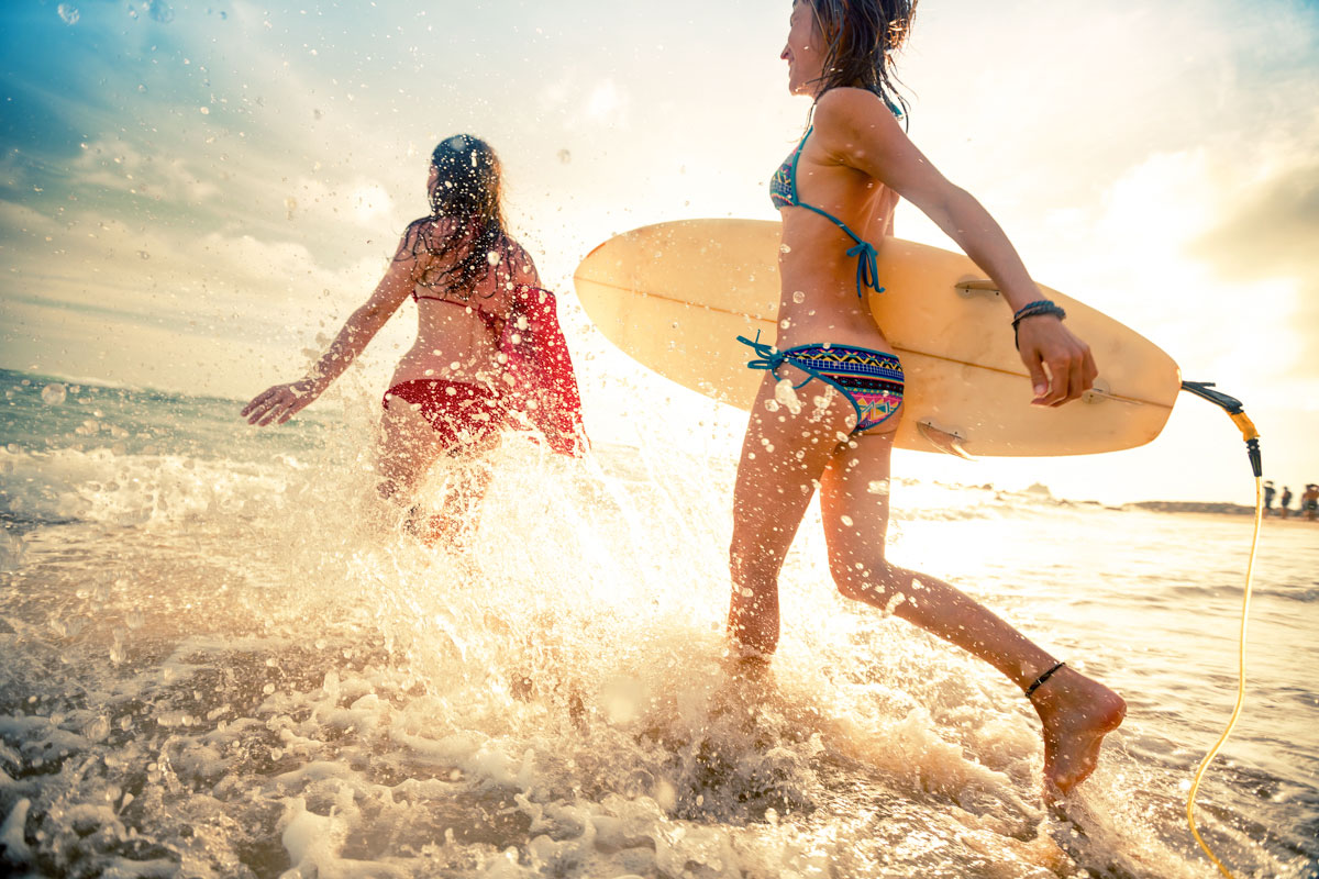 Wellenreiten lernen im Surfcamp